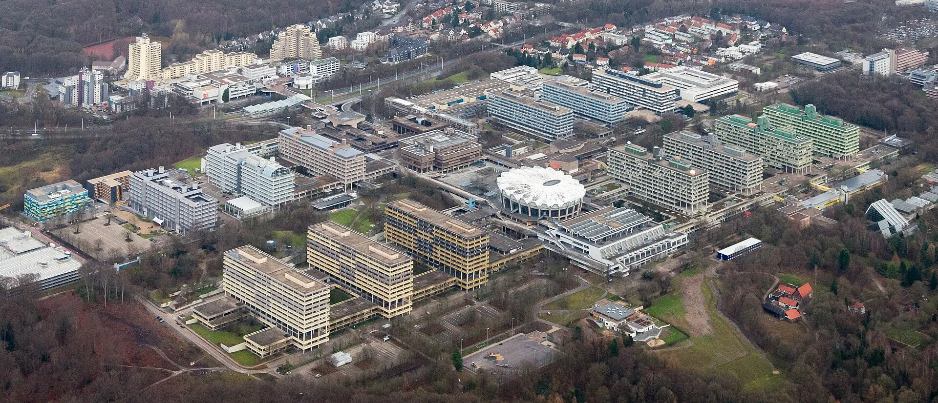 Ruhr-Universität Bochum kampüs veya Bochum şehir görseli